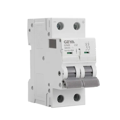 Vista 9 de GEYA Mini disyuntor CC, carril DIN 6KA DC MCB (1P 16A 250VDC)