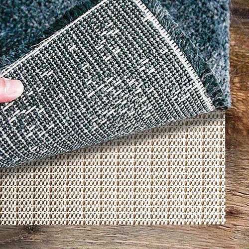 Vista 5 de Pinzas antideslizantes de 2 x 3 pies para suelos de madera dura, almohadillas gruesas para suelos de azulejos, agarre de alfombra para alfombra