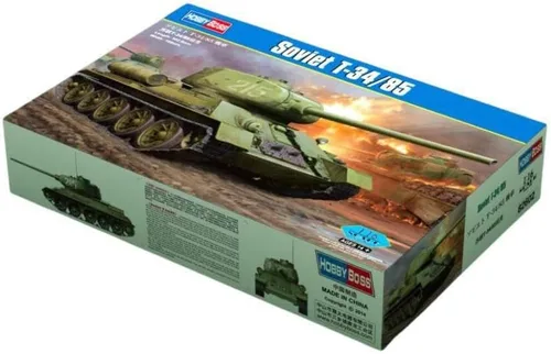 Vista 2 de Hobby Boss Kit militar soviético de la Segunda Guerra Mundial T34/85