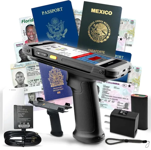 Vista 8 de Escáner de identificación - Quantum Edge V3 Lector de licencia de conducir y pasaportes - Verificación de edad y gestión de clientes - Incluye