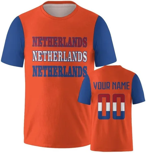 Vista 16 de Camisetas de fútbol nacionales personalizadas 2024 con diseño de fuentes, ropa personalizada con tus números de nombre para hombres, mujeres