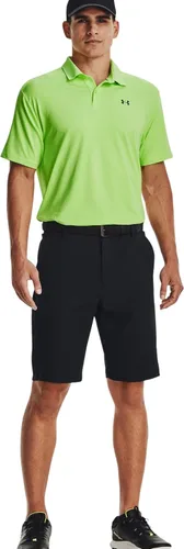 Vista 3 de Under Armour Polo para hombre Nylon y Mezcla de Elastano (as1, Alpha, L, Regular, Quirky LimePitch Grey 752), Lima