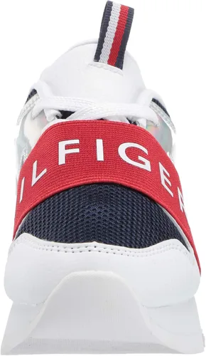 Vista 2 de Tommy Hilfiger Plataforma deportiva unisex para niños Th Leslee