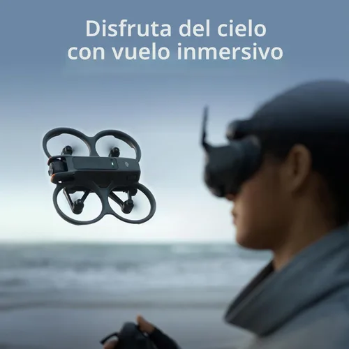 Vista 4 de DJI Avata 2 Fly More Combo Combo Drone FPV con cámara 4K, acrobacia de 1 empuje, protector de hélice integrado, FOV de 155°, ID remoto FAA, 2