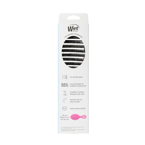 Vista 12 de Wet Brush Cepillo de ducha desenredante para el cabello – Cerdas exclusivas IntelliFlex ultra suaves – Minimiza el dolor y protege contra puntas