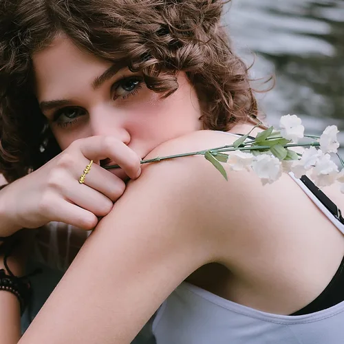 Vista 2 de 2 anillos antiansiedad para mujeres y hombres anillos para ansiedad con cuentas giratorias anillos abiertos giratorios que ayudan a relajarse