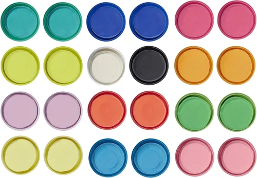 Vista 2 de Play-Doh Eggs - Paquete de 24 juguetes de caza de huevos de dinosaurio y dragón, compuesto de modelado para regalos de cumpleaños y recuerdos