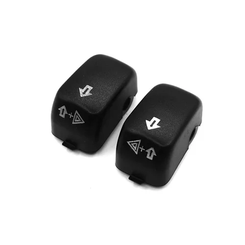 Vista 4 de Para Harley Touring Street/Electra Glide FLHT FLHTC FLHX 1996-2013 motocicleta 10 piezas interruptor de control manual tapas de los botones