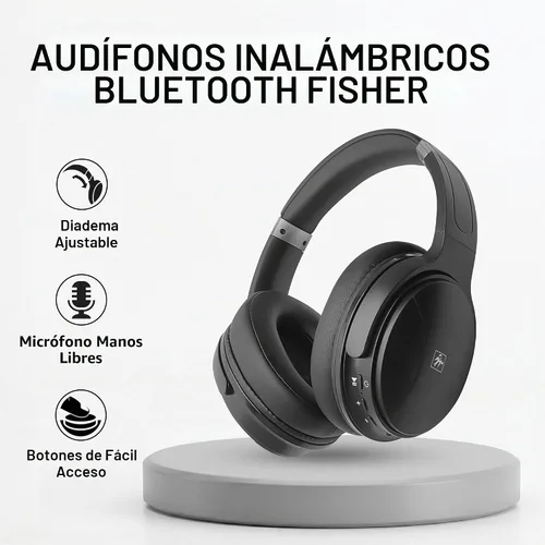 Vista 8 de Fisher Pro Auriculares inalámbricos con cancelación activa de ruido, auriculares sobre la oreja