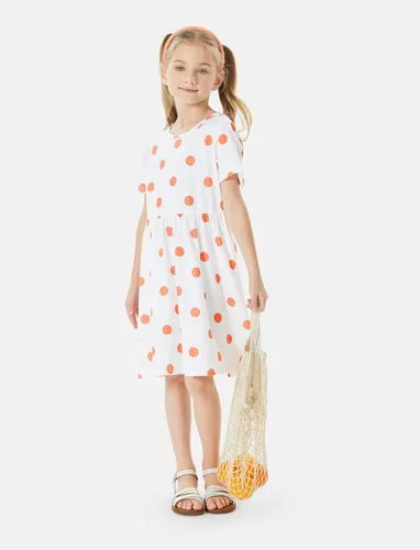 Vista 5 de PATPAT Toddler Girl's Floral Skater Multipack Dresses Casual Summer Short Sleeve and Fall Long Sleeve Dress Set 2-7 Years