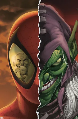Vista 12 de Trends International Marvel Comics-Green Goblin-Spider-Man: House of M #4 Póster de pared, 14.725 x 22.375 pulgadas, versión enmarcada de madera