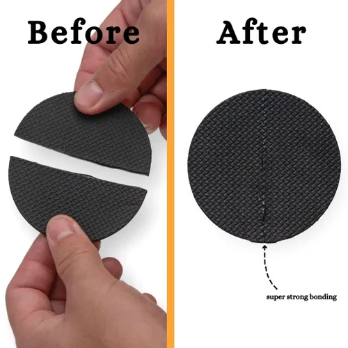 Vista 5 de Adhesivo de reparación de neopreno Queen (0.53 oz) – Adhesivo de contacto de unión rápida para reparaciones de neopreno rápidas y duraderas