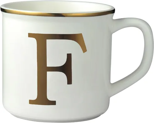 Vista 17 de Taza de Café de Cerámica Miicol 16 oz, Taza de Café Monograma, Taza de Té con Inicial Dorada, Taza de Té Personalizada, Regalo Único, Taza Grande