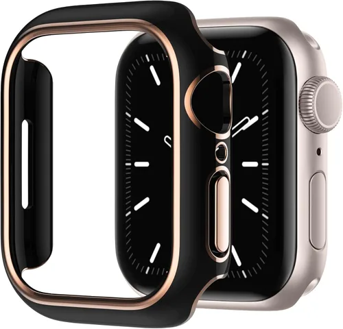 Vista 12 de Recoppa - Funda compatible con Apple Watch de 1 39⁄64 pulgadas (41 mm) Series 7 8 9, funda protectora de policarbonato duro ultradelgada a prueba