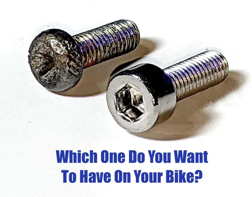Vista 3 de Tornillos o pernos de carbohidratos Keihin CV • Harley Softails Sportsters Dynas Glides Road Kings