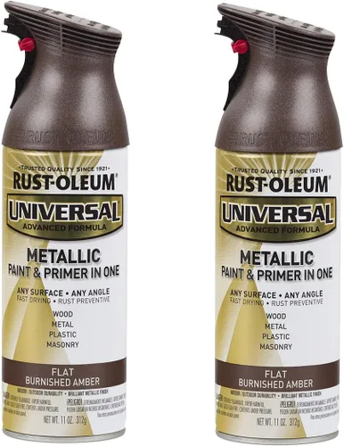Vista 75 de Rust-Oleum Pintura en aerosol metálica universal para todas las superficies, cobre envejecido Cobre (Aged Copper)