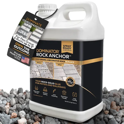Vista 8 de DOMINATOR Mulch Anchor - Pegamento de mantillo para paisajismo Spray de pegamento para mantillo de goma, virutas de madera, paja de pino, cedro