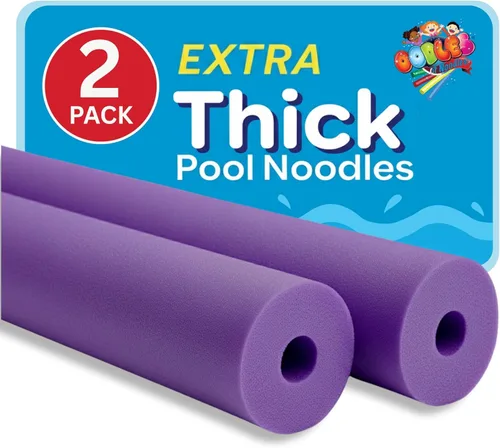 Vista 12 de Oodles of Noodles Foam Pool Swim Noodles 2 Pack, Hollow Core Swimming Foam Tube for Pool Floats, Buoyant for Beach, Water Play, Crafts, DIY Projects