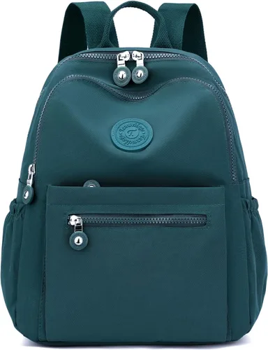 Vista 20 de Tanweibago Mini mochilas de nailon para mujer, mochilas pequeñas de 11L para mujer, mochila ligera casual para mujer, mochila de viaje de compras