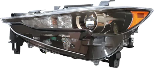 Vista 8 de Conjunto de faros delanteros LED halógenos para Mazda CX-5 CX5 2017-2021, para Mazda Cx-5 Cx5 2017 2018 2019 2020 2021, lente transparente