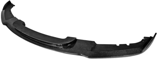 Vista 5 de Borde de parachoques delantero compatible con BMW Serie 3 F30 2012-2018, estilo HM sin pintar, fibra de carbono real, protector de barbilla