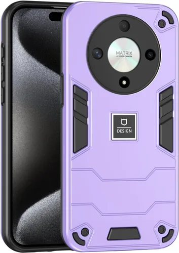 Vista 7 de Funda para teléfono compatible con Honor Magic5 Lite, compatible con Honor X9a RMO-NX1 / X40 5G RMO-AN00 funda protectora de doble capa a prueba