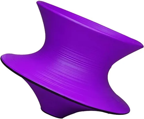 Vista 8 de Silla giratoria giratoria 360, moderna silla giratoria de fibra de vidrio negra para interiores y exteriores, perfecta para entrenamiento sensorial