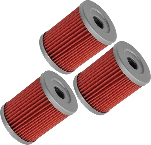 Vista 6 de Caltric Paquete de 3 filtros de aceite compatibles con Suzuki Ltf4Wdx Lt-F4Wdx King Quad 300 1991-1996 1997 1998