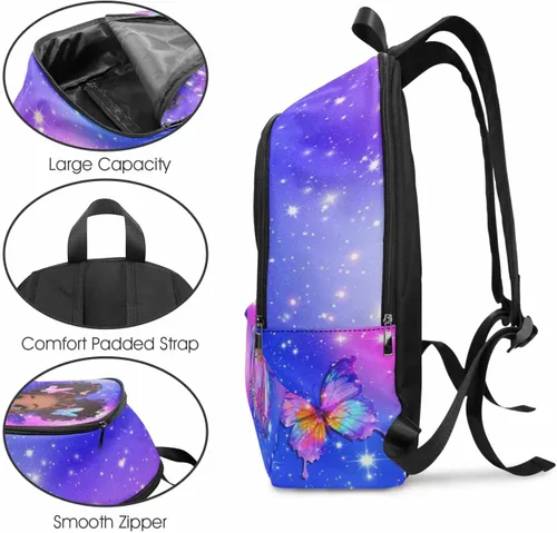 Vista 83 de Texto personalizado Elefante desgaste gafas mochila mochila mochila casual Daypack bolsa para mamá niñas, color86-4, Mochilas Daypack