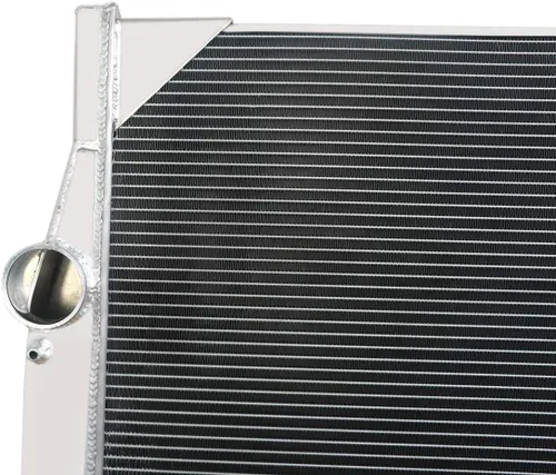 Vista 5 de Radiador para 1996-2009 Volvo VN VNL VNM WC WI WX 1003406 1003424 y 2005-2007 Mack CXN 11.9L 6 Diesel, 2 filas de radiador de aluminio