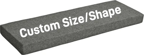 Vista 27 de Cojines de banco personalizados para muebles de interior/exterior, almohadilla de asiento de ventana panorámica con parte inferior antideslizante