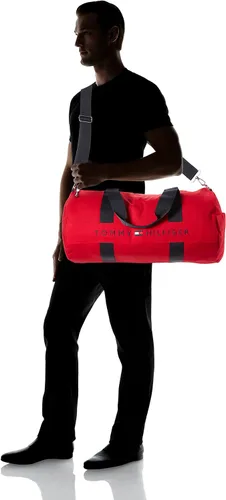 Vista 6 de Tommy Hilfiger Bolso de lona Jackson para hombre, Manzana roja