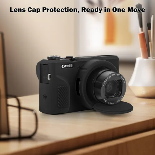Vista 2 de Funda de silicona para cámara Canon PowerShot G7X Mark III (negro)