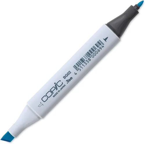 Vista 23 de Copic Marcador de alcohol clásico de doble punta, B21-Copic, azul bebé