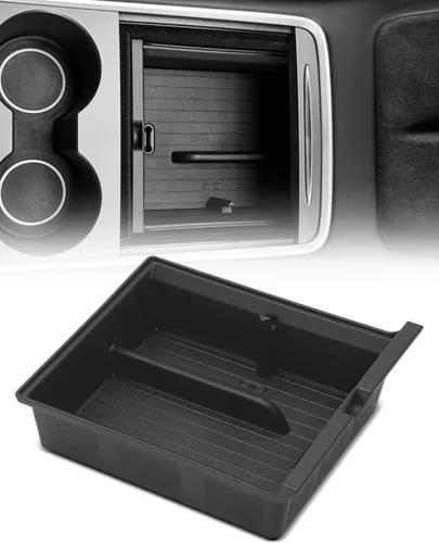 Vista 12 de YHTAUTO Caja de almacenamiento oculta con reposabrazos central para Tesla Apoyabrazos central oculto