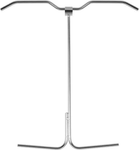 Vista 8 de Estante ajustable para asado de pavos para parrilla o ahumador, estante de asado de alambre para aves de corral, estante para hornear para pavo