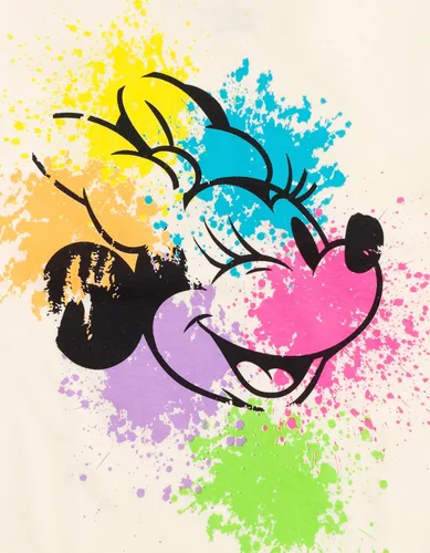 Vista 4 de Disney Minnie Mouse Lilo & Stitch Princess Winnie the Pooh - Conjunto de camiseta y pantalones cortos de rizo francés para bebé a niño grande
