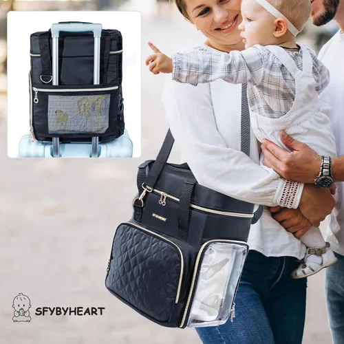 Vista 6 de SFYBYHEART Estuche de transporte compatible con Baby Brezza Formula Pro Advanced Formula Pro - Bolsa de transporte para mezclador de fórmula