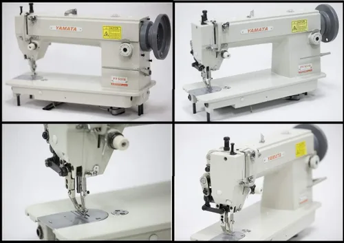 Vista 6 de Yamata FY5318 Caminar Pie Lockstitch Uphostery Máquina de coser de cuero servomotor, mesa. Requiere montaje