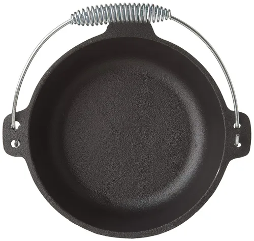 Vista 3 de Old Mountain Horno holandés de 2 cuartos de galón con tapa con brida, sin pies