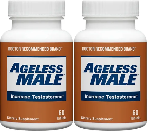 Vista 9 de Ageless Male Free Testosterone Booster Supplement for Men, 60 Tablets