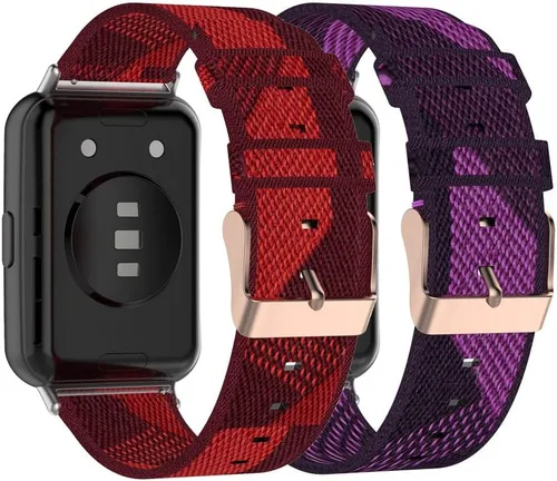 Vista 12 de Senter Correas de repuesto de nailon suave de liberación rápida para Huawei Watch Fit 2 Smart Watch