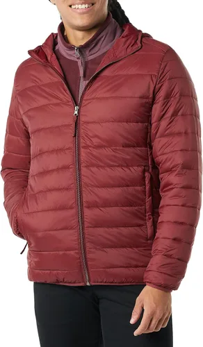Vista 17 de Amazon Essentials Chaqueta acolchada con capucha ligera, resistente al agua y empacable para hombre Negro