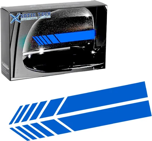 Vista 8 de x xotic tech Calcomanías de vinilo de rayas para espejo retrovisor estilo AMG Racing AMG, compatibles con Mercedes Dodge, Chevrolet Chrysler, etc.