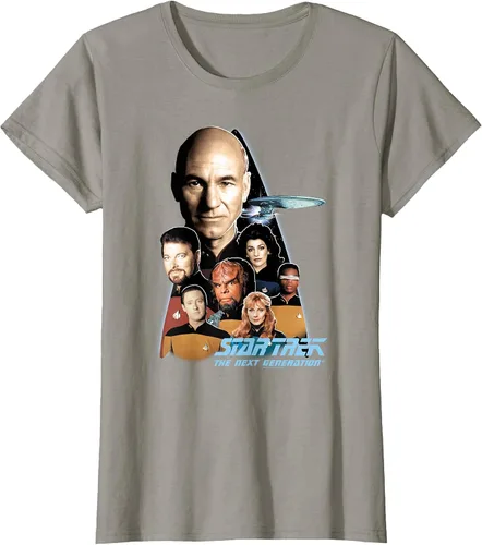 Vista 17 de Star Trek The Next Generation T-Shirt Asphalt Grey