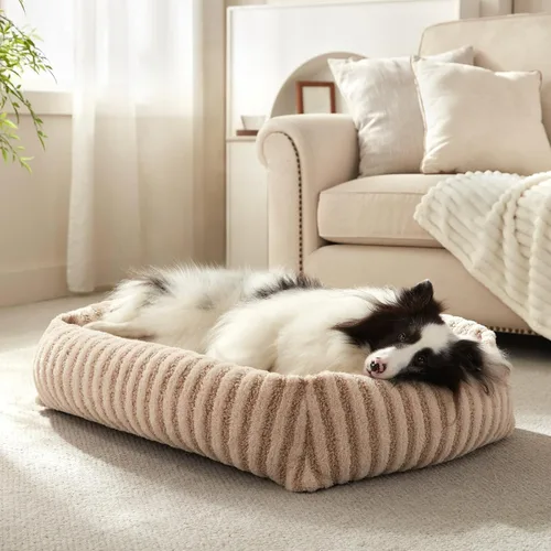 Vista 15 de MIXJOY Cama para Perros de Tamaño Mediano y Pequeño, Cama Lavable para Perros Medianos con Funda Extraíble, Cama Rectangular para Perros de Felpa