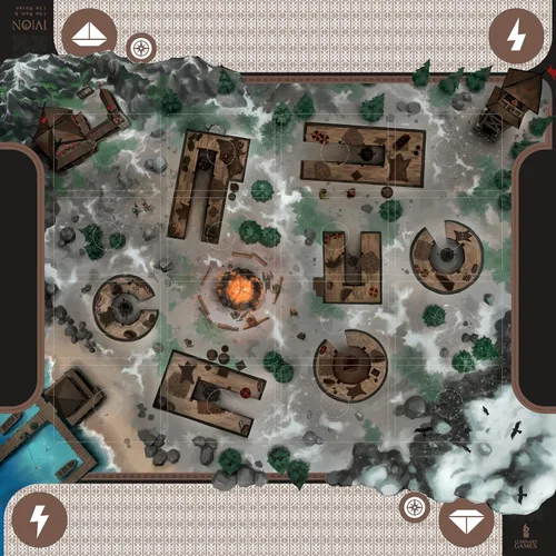 Vista 4 de IVION: The Ram and The Raven APE Games Juego de mesa 2 jugadores 20-60 minutos A partir de 14 años Fantasía Duelo de héroes