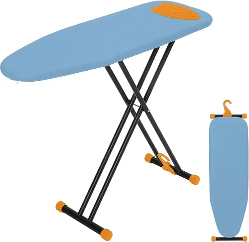 Vista 10 de Tabla de planchar de 43 x 13 pulgadas con soporte de hierro, tabla