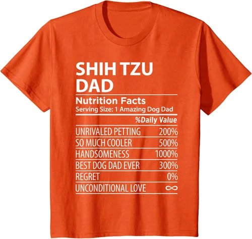 Vista 35 de Shih Tzu Dad - Camiseta divertida para dueño de perro Shih Tzu, Negro