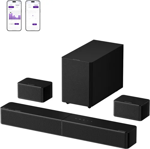 Vista 11 de ULTIMEA Sistema de sonido envolvente de 2.1 canales para TV, barra